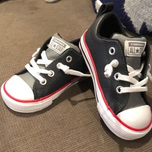 Leather converse